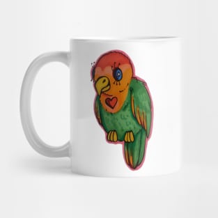 Lovebird Doodle Mug